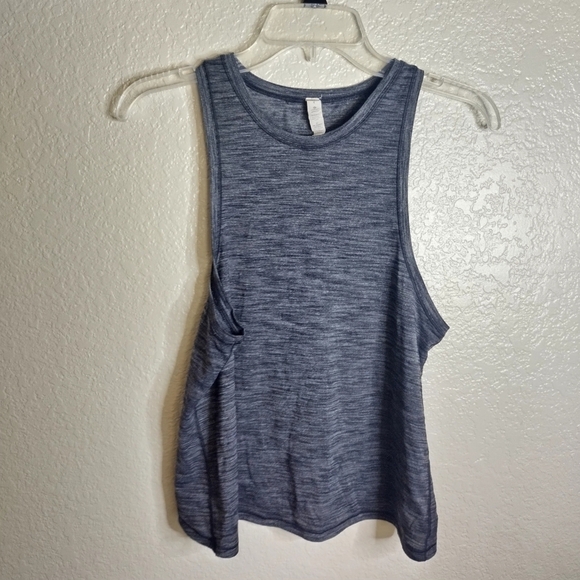 Lululemon Cardio Squad Tank II Heathered Black sz 4 - Picture 2 of 7